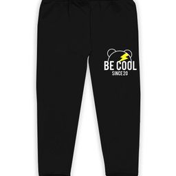 J&JP Cotton Looper Be Cool Text Printed Pajama - Black-image-95