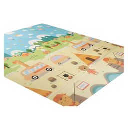 TOYPENTER Baby Reversible, Waterproof & Foldable Play Mat (Mini Bus)-23