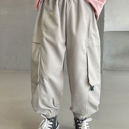 LULU & SKY Boys Straight Fit High-Rise Joggers Trousers-image-73
