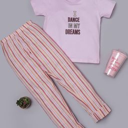 RAINE AND JAINE ANDERSON Girls Printed Pure Cotton Night suit-image-84