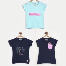 TALES & STORIES Girls 3Pc Printed T-shirt-picture-28