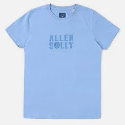 Allen Solly Junior Boys Typography Printed Round Neck Pure Cotton T-shirt-picture-41