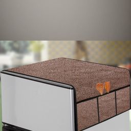 The Furnishing Tree Brown Plastic Refrigerator Cover-image-95