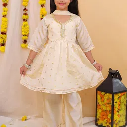 KID1 Girls Regular Kurti with Palazzos & With Dupatta-picture-50