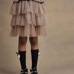 One Friday Girls Tiered Knee Length Skirts-picture-21