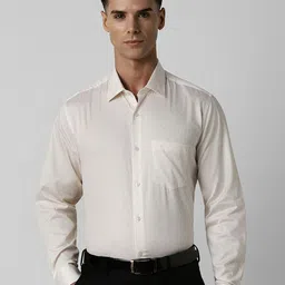 Van Heusen Men Spread Collar Micro Ditsy Printed Cotton Formal Shirt-image-85