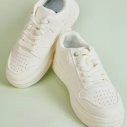 max Women Perforations PU Sneakers-picture-30