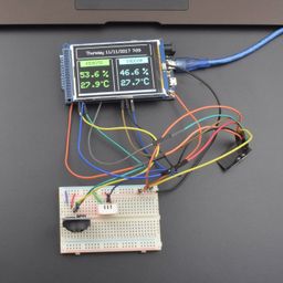 Make a wireless weather station using DHT22 sensor NRF24LO1 module and DS3231 RTC interfacing with Arduino Nano and DUE - KT865Make a wireless weather station using DHT22 sensor NRF24LO1 module and DS3231 RTC interfacing with Arduino Nano and DUE - KT865 image 2