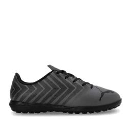 Puma Kids TACTO II TT Grey & Black Football Shoes-image-23