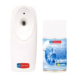 Airdscent Automatic Air Freshener & Refill With Cool Breeze Fragrance 250 ml (Pack of 2)-picture-4