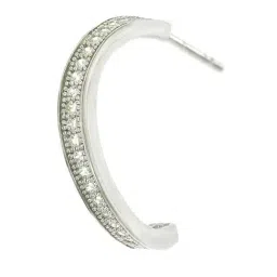 The Real Effect London Classic Collection 800 Silver Earrings for Women-image-80