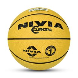 NIVIA Europa Soft Rubberized Moulded Basketball Size - 1-image-56