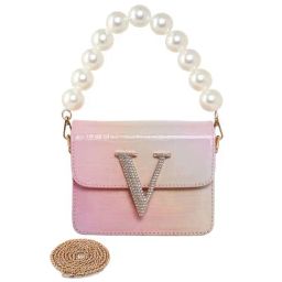 Esbeda Pink Textured Small Sling Handbag-97
