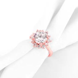 GIVA 92.5 Sterling Silver Floral Magic Ring for Women-image-25