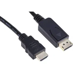 RS PRO PVC Cable Male DisplayPort to Male HDMI 1080p 5 m, 1828791-33
