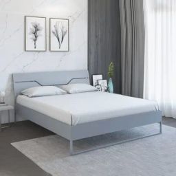 Doctor Dreams by Nilkamal Grey Metal King Grande Bed-image-76