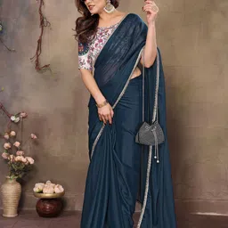 Anouk Embellished Mirror Work Saree-44