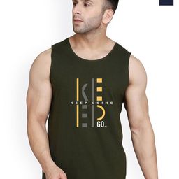 SLOWLORIS Men Pack Of 2 Printed Bio-Wash Combed Cotton Gym Vest-picture-13