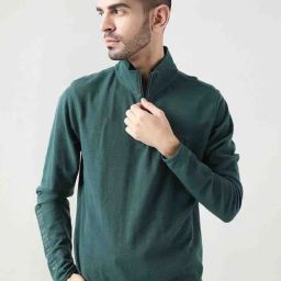 Wildcraft Green Regular Fit T-Shirt-image-3