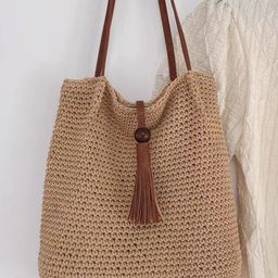 StyleCast Lace Tote Bag-picture-19