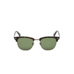 WEB EYEWEAR Brown Clubmaster Sunglasses for Men-image-83