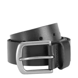 United Colors of Benetton Bradano Black Leather Waist Belt for Men-picture-42