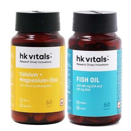 HealthKart HK Vitals Calcium & Fish Oil 60 Caps Combo-16