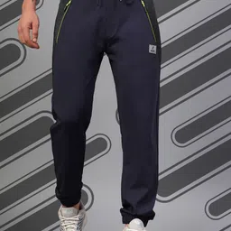 AKTIO Men Mesh-block Tapered Fit Joggers-image-85