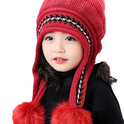 SYGA Kids Woollen Winter Beanie-36