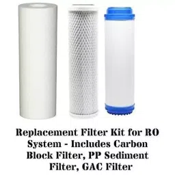 OCEAN STAR 254 mm(10 Inch) PP Spun GAC Carbon Block CTO Filter Set of 3 4U-JLA5-JALG image 2