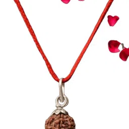 GenZcomplex Unisex 5 Mukhi Artificial Beaded Rudraksha Pendant image 2