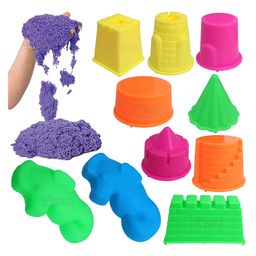 Toyshine Creative Sand With Castle Moulds Violet - 1 Kg-21