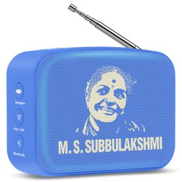 Saregama Carvaan Mini M.S.Subbulakshmi with 401 Pre Loaded Classic Songs - Blue-22
