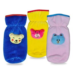 Chinmay Kids Baby Feeding and Nursing Bottle Cover Attractive Cartoon Pack Of 3 (Blue, Yellow, Purple)-image-24