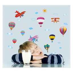 Jaamso Royals Hot Air Baloon Self Adhesive Vinyl Wall Sticker-picture-47