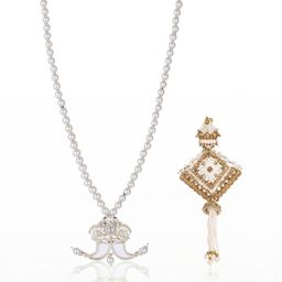 JIYANSHI FASHION Men White Jewellery Set-image-39