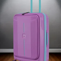 Nasher Miles Alexandria Polypropylene Medium Purple Blue Trolley Bag - 24 Inch (65 cm)-image-37