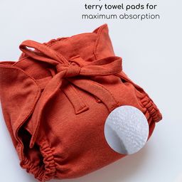 Cocoon Care Unisex bamboo knitted fabric Multicolor cloth nappy with extra padding for Baby (Pack of 3) 0 to 3 Months image 4