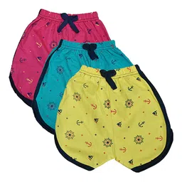 NEW TRINATH HOSIERY Girls Pack of 3 Printed Hot Pants Shorts-image-80