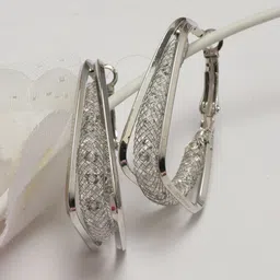 Maansh Contemporary Hoop Earrings-image-5