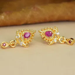 Anouk Floral Studs Earrings-picture-18