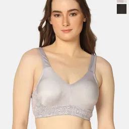 Curvy Love Pack Of 2 Solid Full Coverage Everyday Bra-picture-17