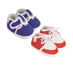 NESKA MODA 3 To 12 Months Unisex 2 Pair Baby Cotton Butterfly Design Soft Lace Booties-image-20