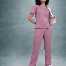 The Roadster Lifestyle Co. T-shirt With Trousers-30