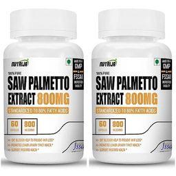 NutriJa Saw Palmetto Extract 800mg (Pack of 2),  60 capsules -66