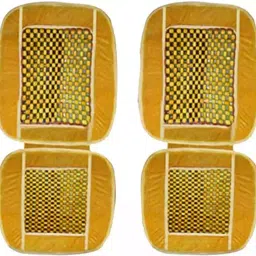 Auto Pearl 2VBS2B150 Polyester, Cotton Vehicle Seating Pad For Mahindra SsangYong Rexton Beige, 2 pc-image-43