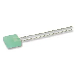 BROADCOM LED, 2.5X7.6MM, GREEN, 2.6MCD, 569NM, HLMP-0504-35