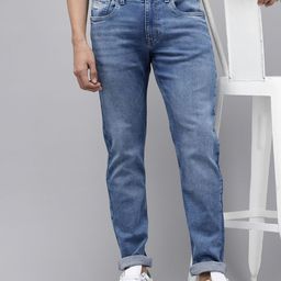 U.S. Polo Assn. Denim Co. Men Brandon Slim Tapered Fit Light Fade Stretchable Jeans-image-91