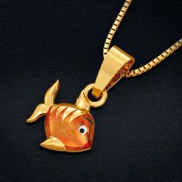 Joyalukkas Yuva Collection Adorable 22k Gold Kid's Pendant-image-13