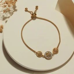 Aatmana Golden Adjustable Bracelet for Women-image-47